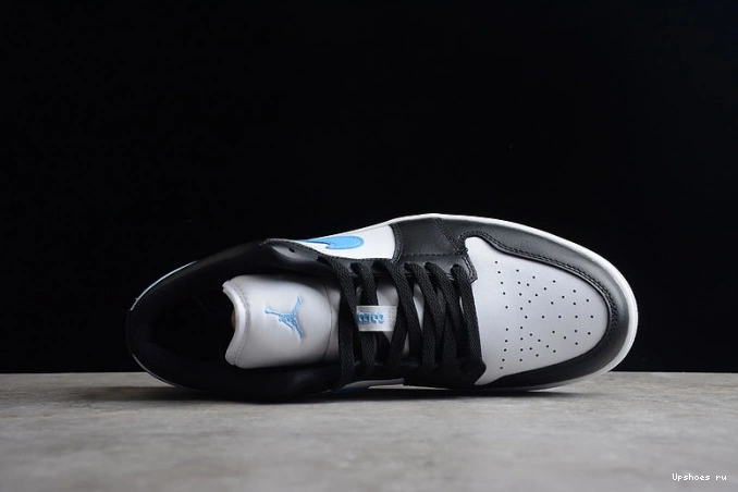 Black  White University Low Blue 1 DC0774-041 Jordan (W) 0506